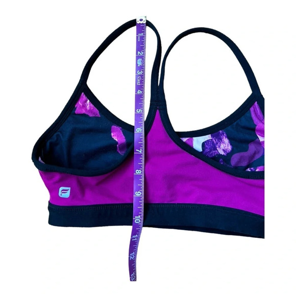 Fabletics Reversible Sports Bras Floral Purple Pink Size S - Picture 6 of 6